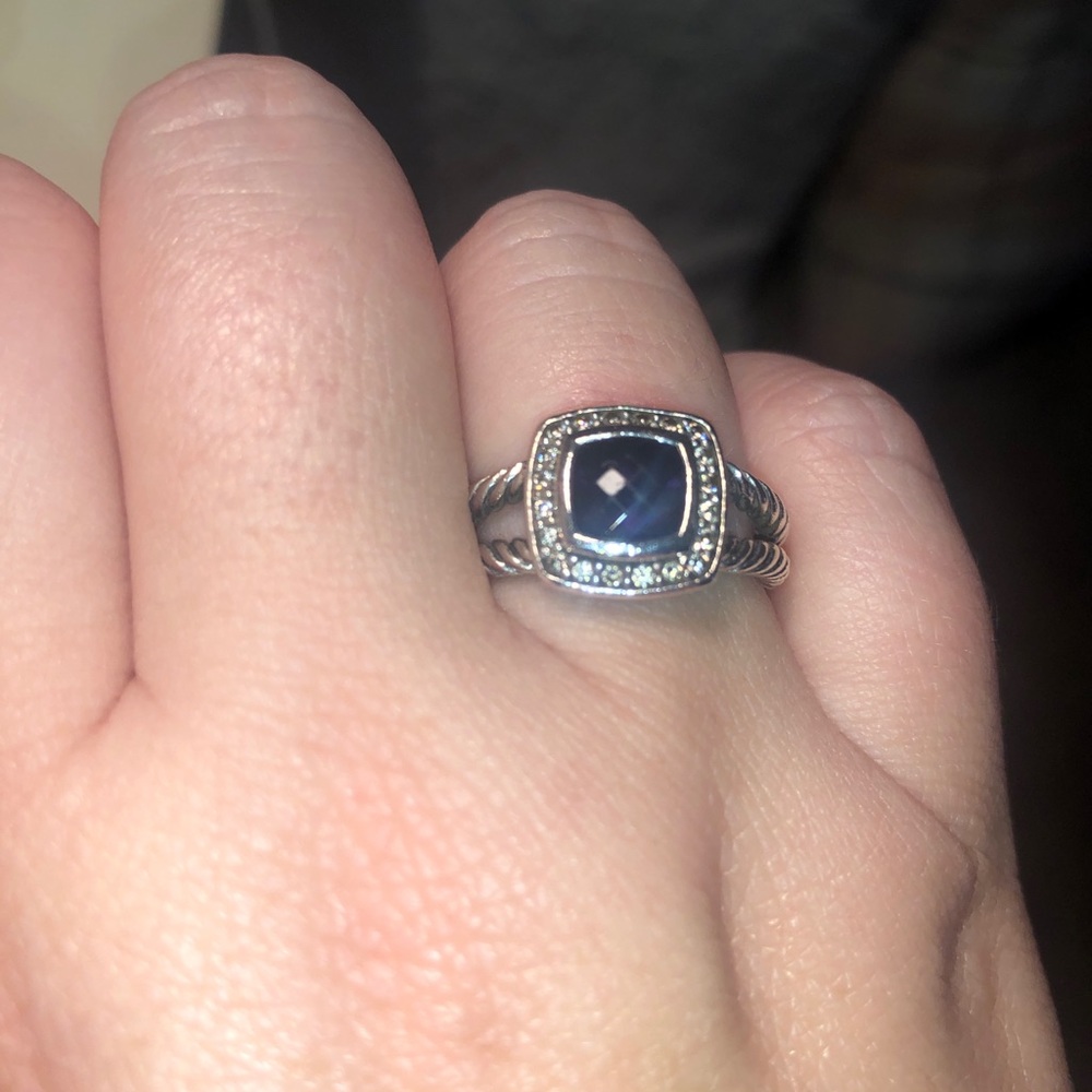 David Yurman Petite Albion Amethyst ring